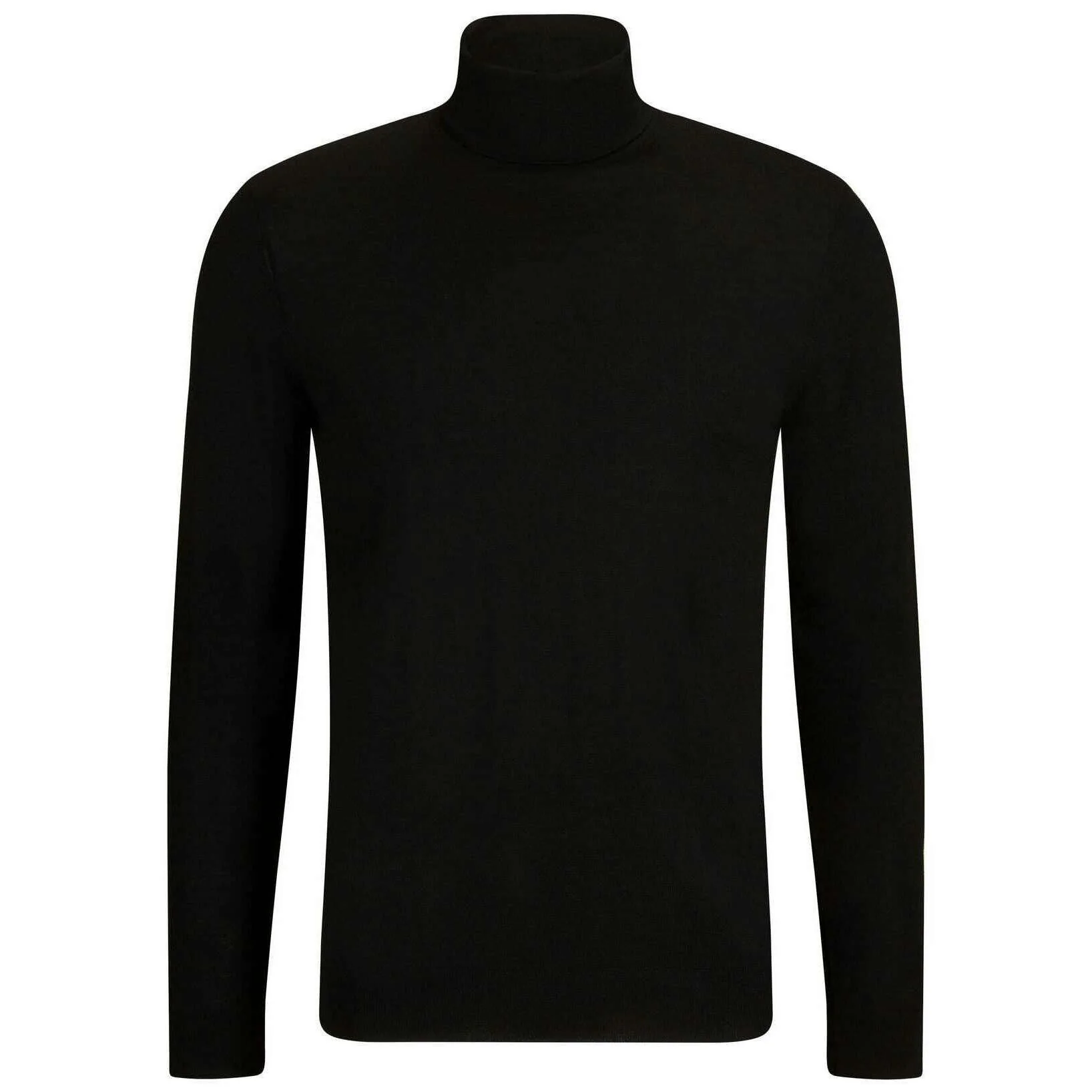 Falke Merino Ultra-Fine Roll Neck Sweater - Black