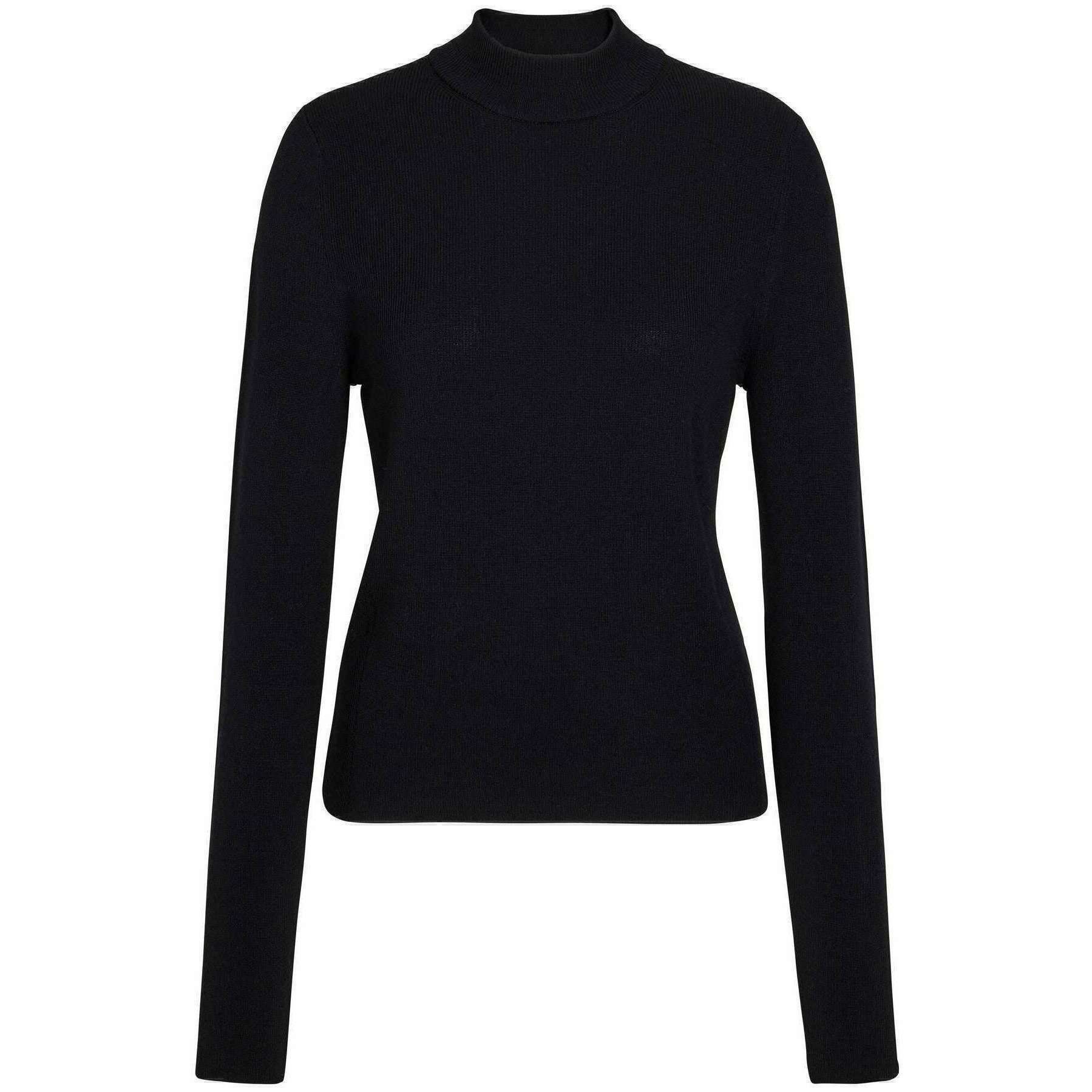 Falke Merino Ultrafine Roll Neck Sweater - Black