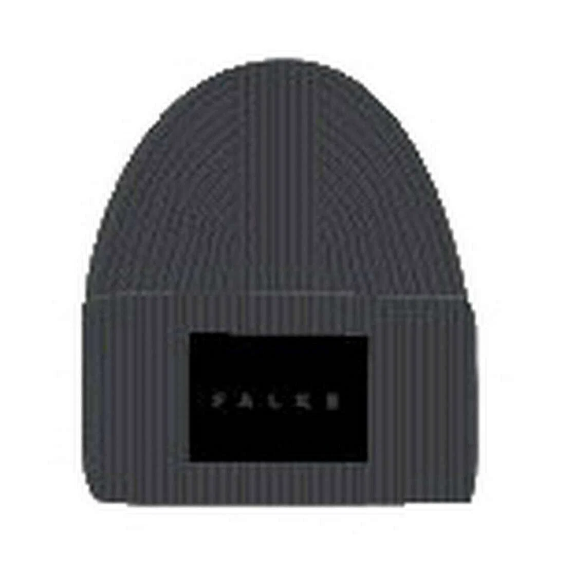 Falke Merino X-Fine Big Label Beanie - Dark Grey