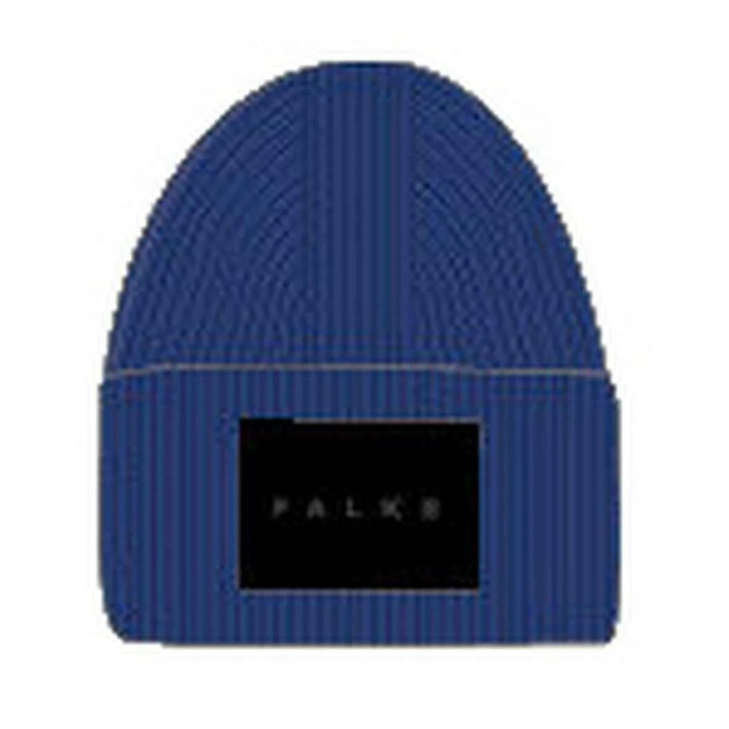 Falke Merino X-Fine Big Label Beanie - Night Blue