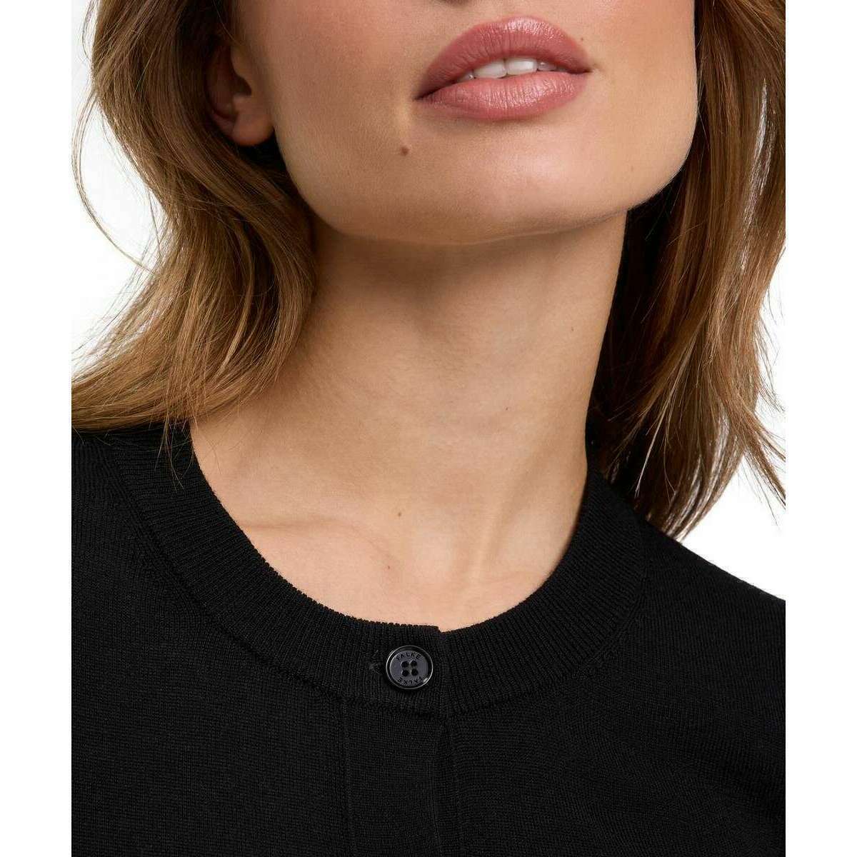 Falke Merino X-Fine Cardigan - Black - Image 4
