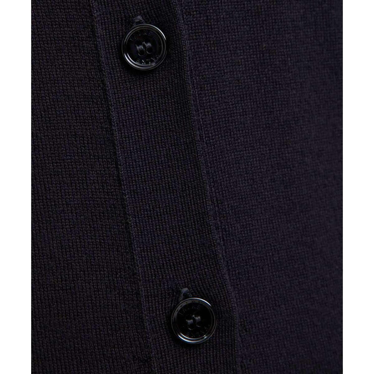 Falke Merino X-Fine Cardigan - Black - Image 5