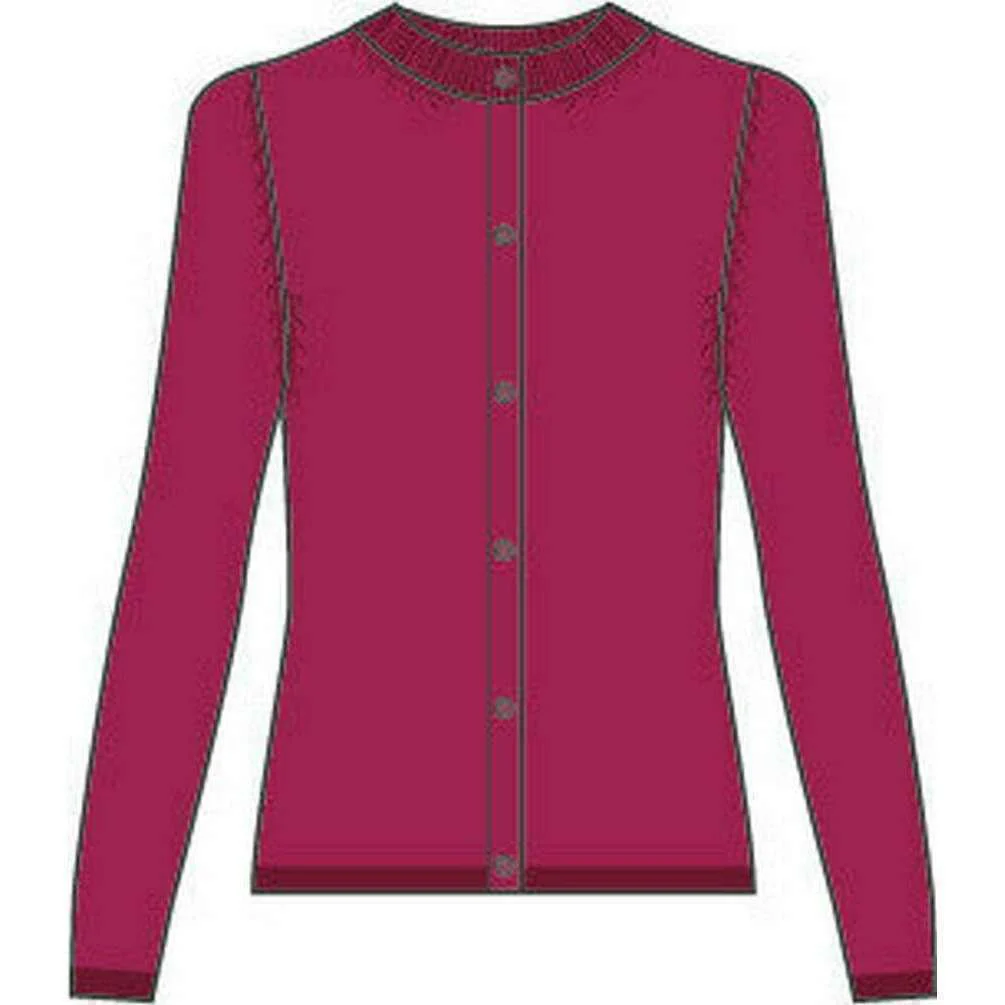 Falke Merino X-Fine Cardigan - Magenta Pink - Image 2