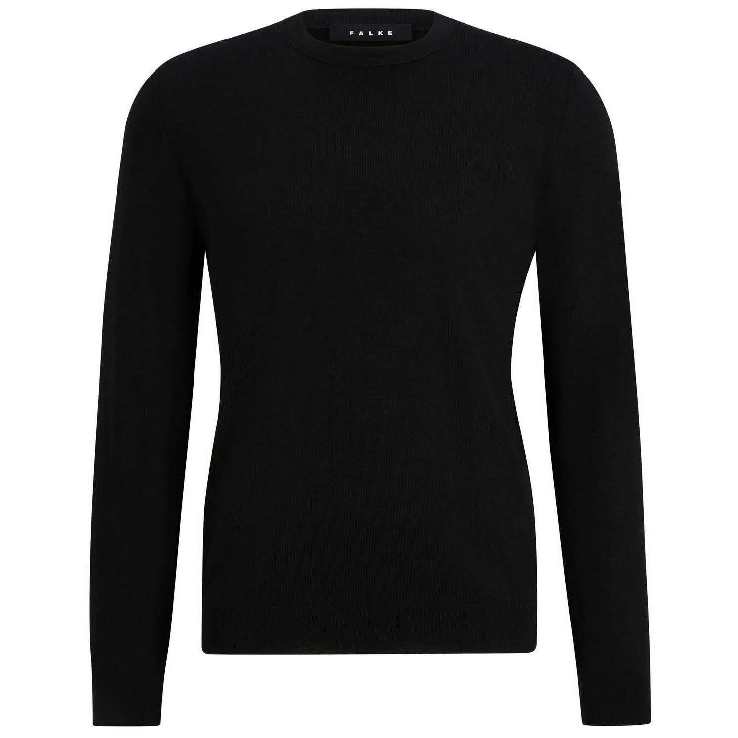 Falke Merino X-Fine Crew Neck Sweater - Black