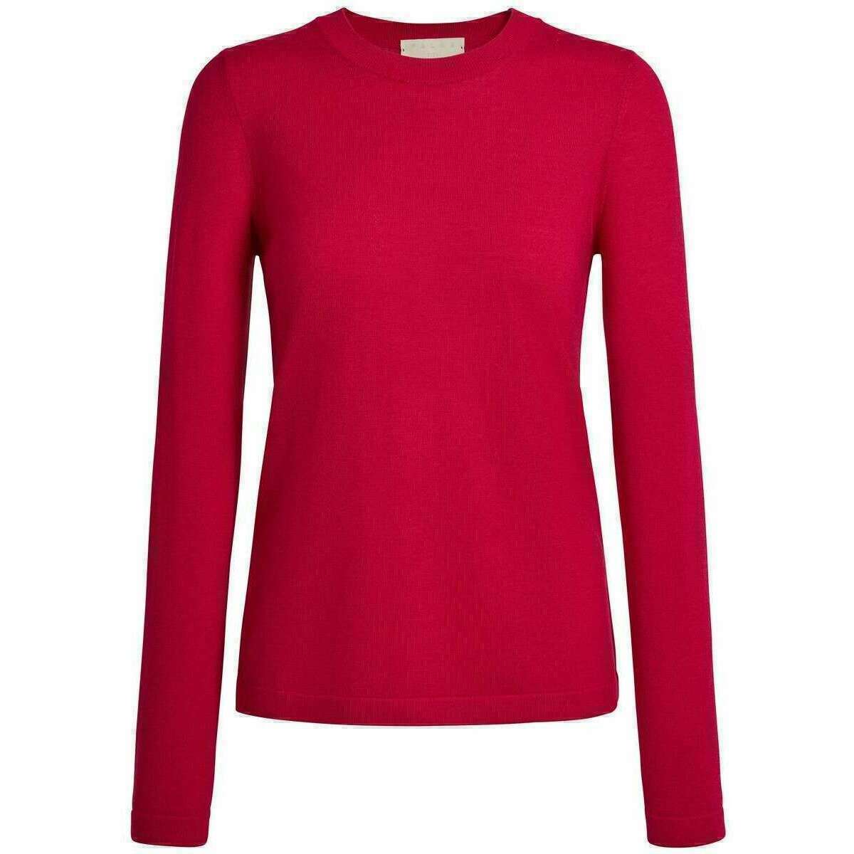 Falke Merino X-Fine Crew Neck Sweater - Magenta Pink