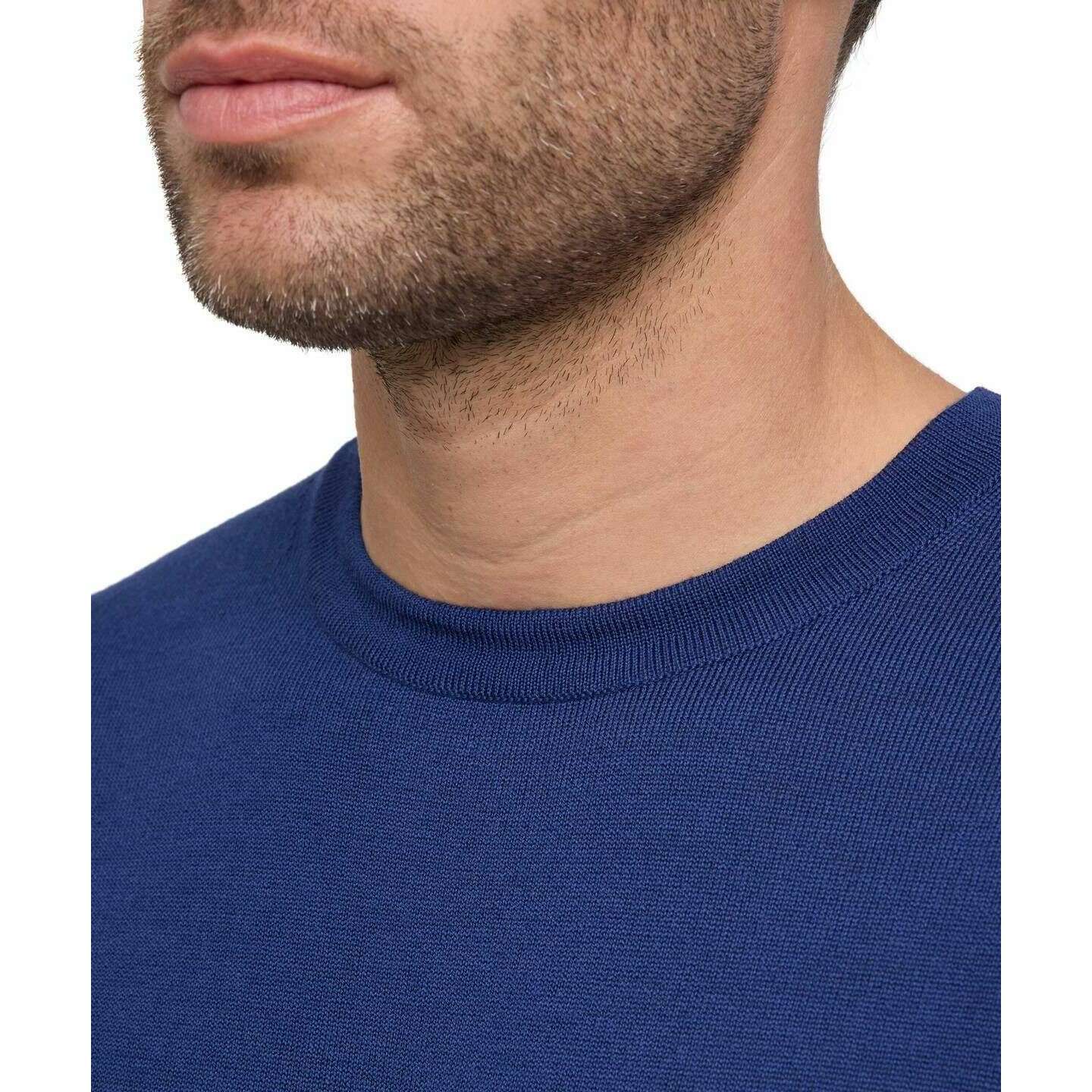 Falke Merino X-Fine Crew Neck Sweater - Night Blue - Image 4