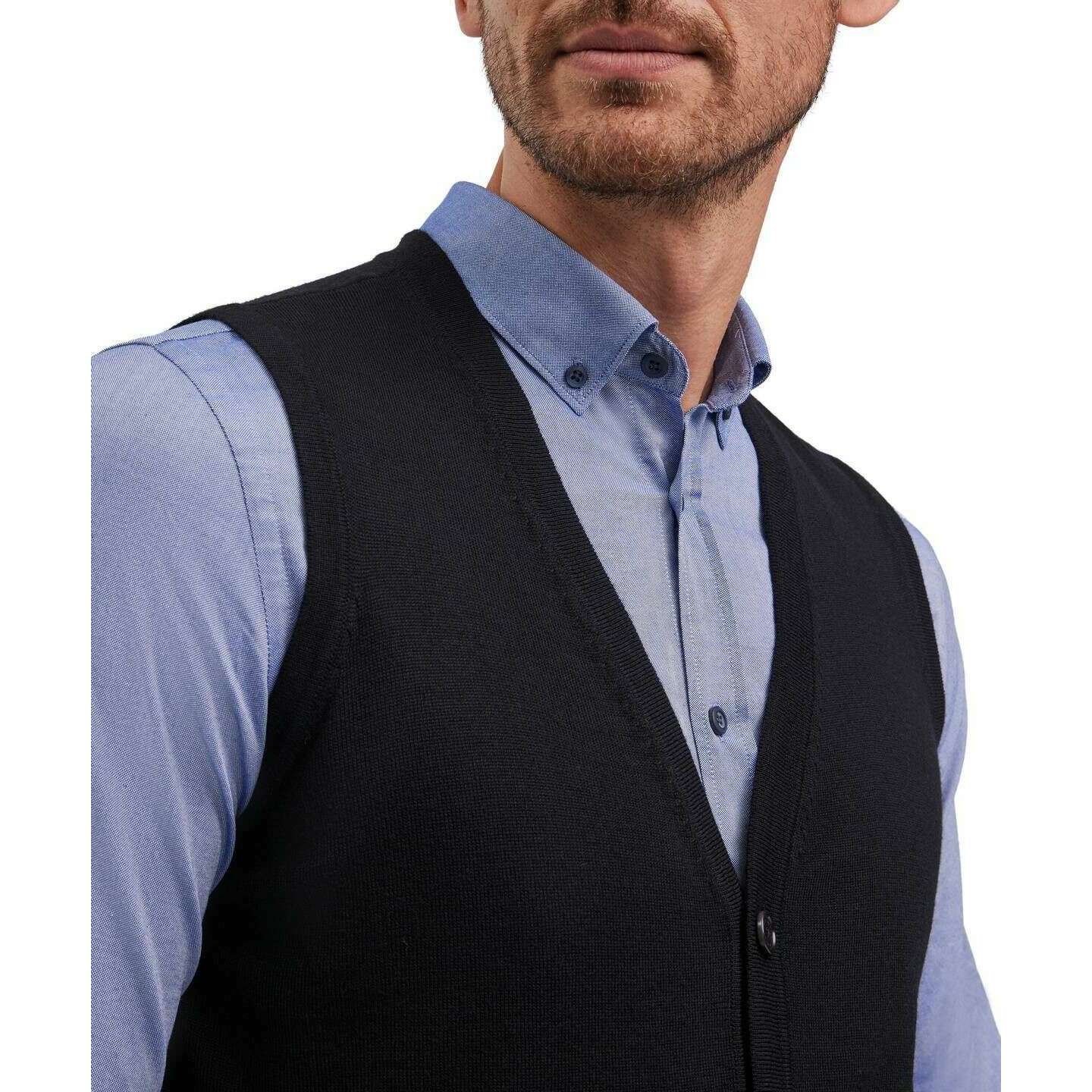 Falke Merino X-Fine Gilet - Black - Image 4
