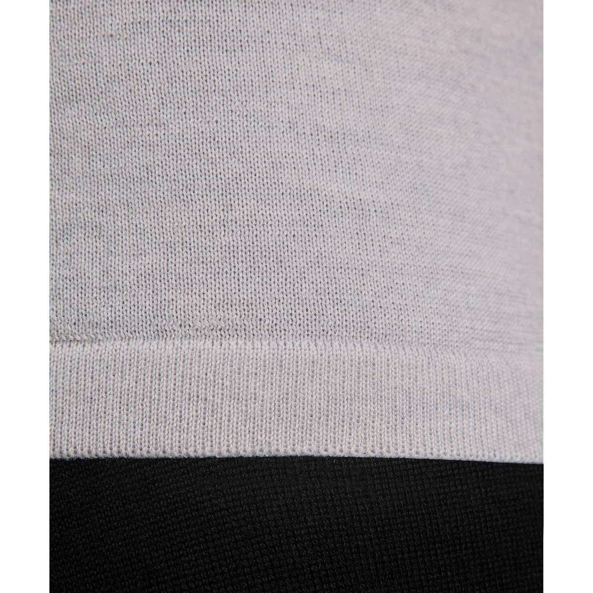 Falke Merino X-Fine Mock Top - Light Grey Heather - Image 5