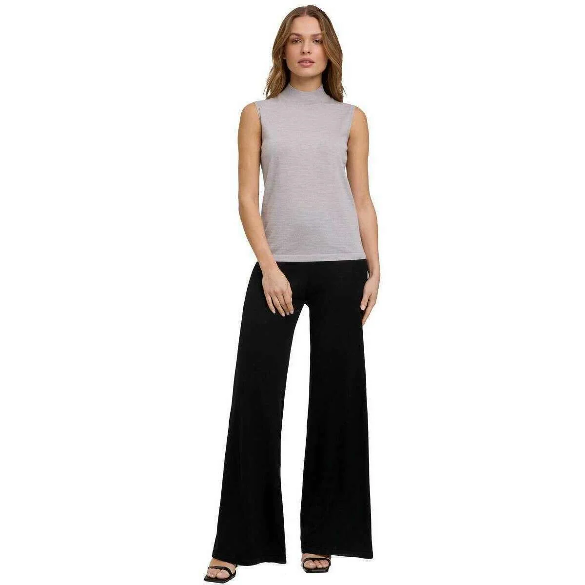 Falke Merino X-Fine Mock Top - Light Grey Heather - Image 6