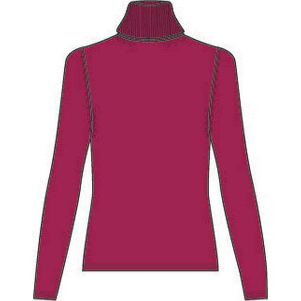 Falke Merino X-Fine Roll Neck Sweater - Magenta Pink