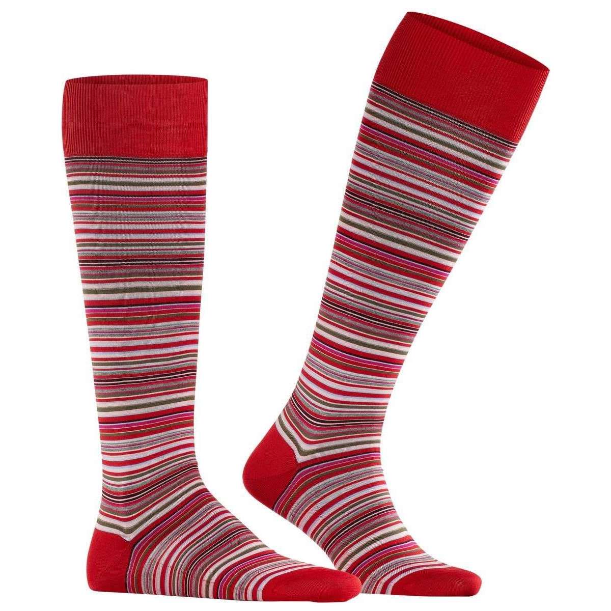 Falke Microblock Knee High Socks - Red - Image 2