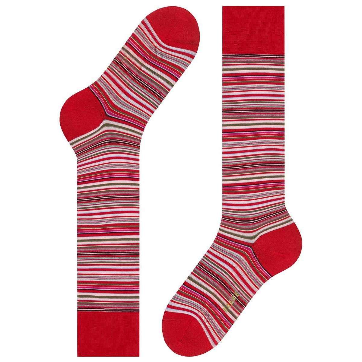 Falke Microblock Knee High Socks - Red - Image 5