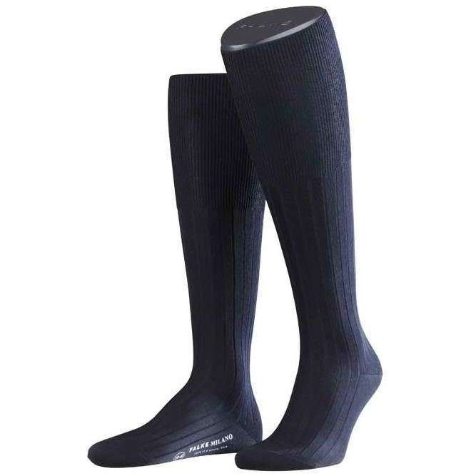 Falke Milano Knee High Socks  - Dark Navy