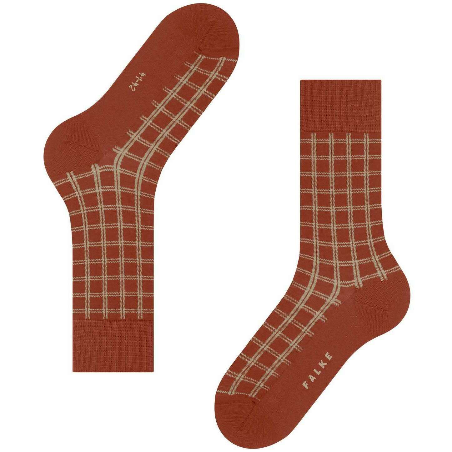 Falke Modern Tailor Socks - Terra Orange - Image 5