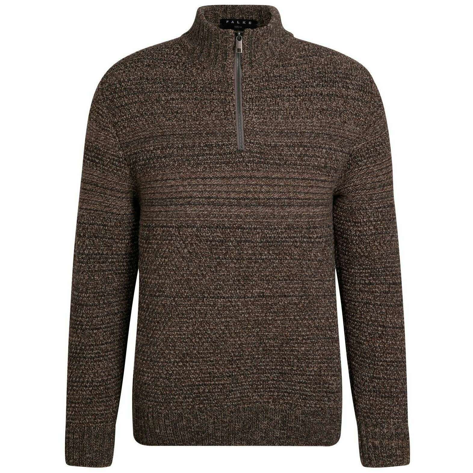 Falke Moulin Half-Zip Sweater - Camel Hair Brown
