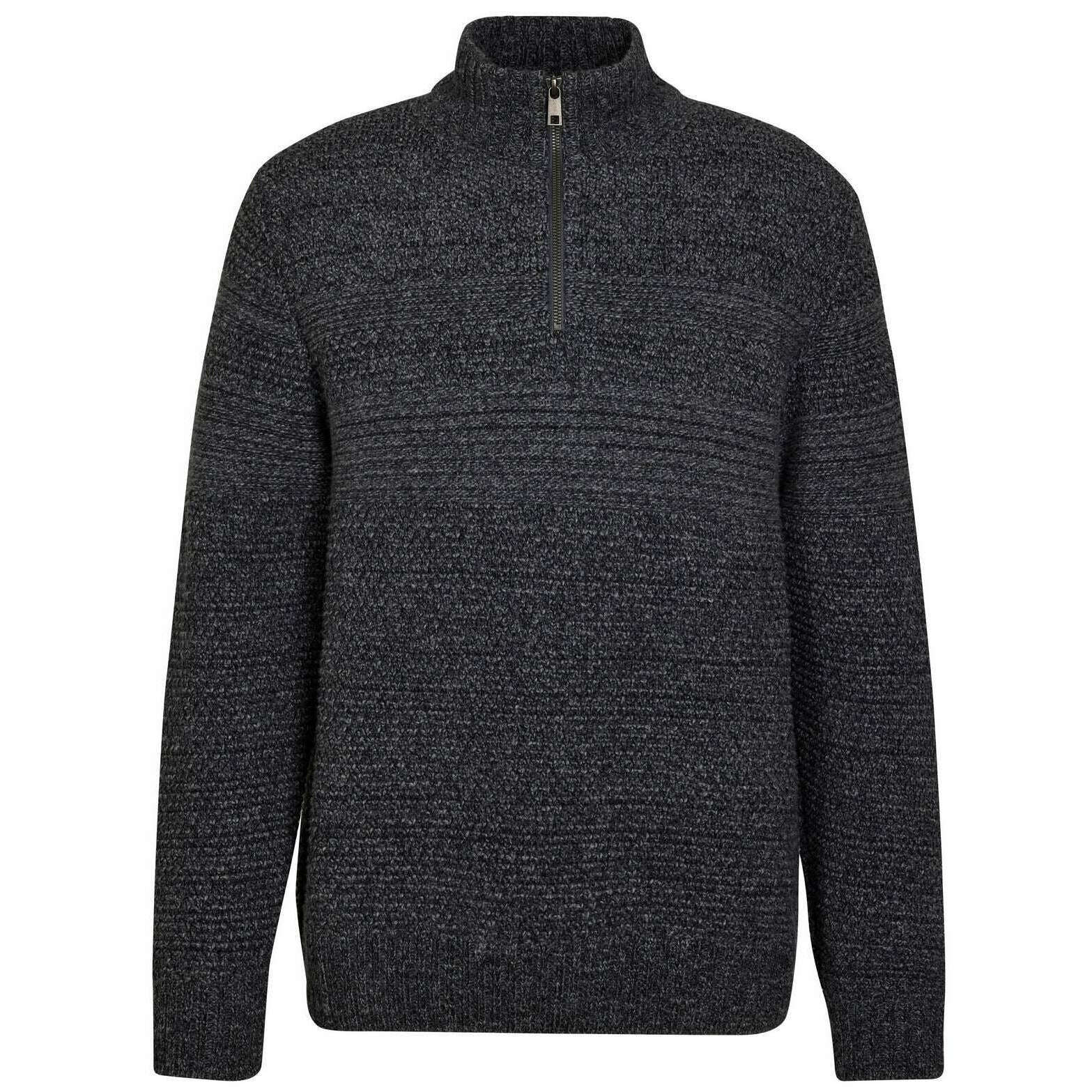 Falke Moulin  Half-Zip Sweater - Light Grey Mel