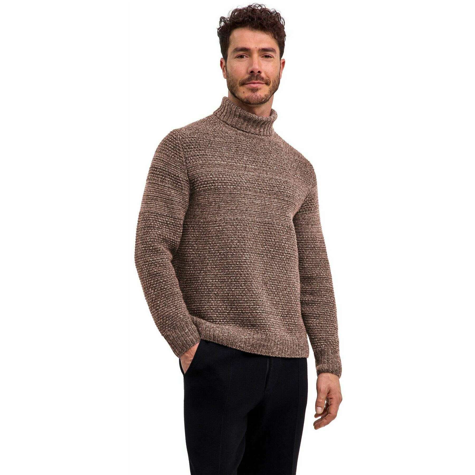 Falke Moulin Roll Neck Sweater - Camel Hair Brown - Image 2