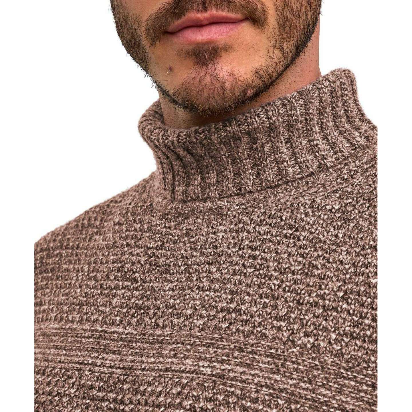 Falke Moulin Roll Neck Sweater - Camel Hair Brown - Image 4