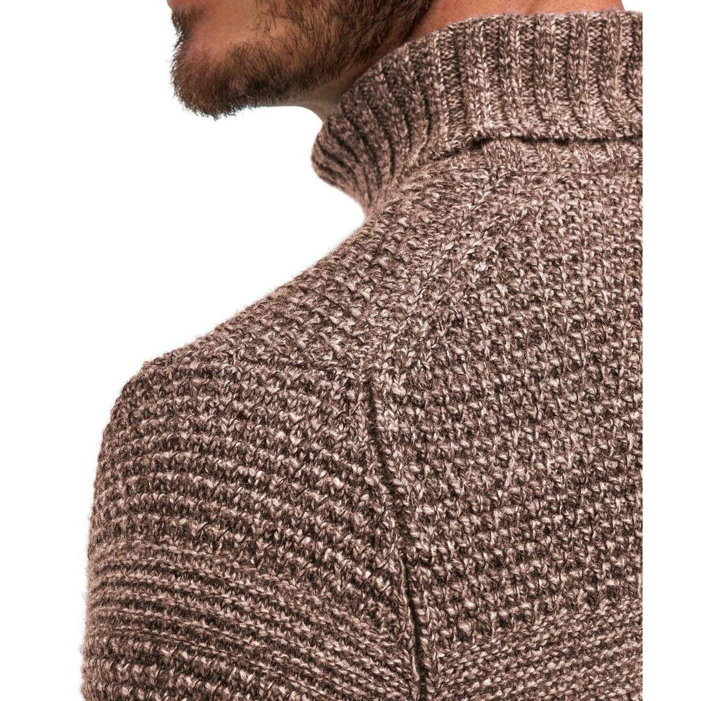 Falke Moulin Roll Neck Sweater - Camel Hair Brown - Image 5