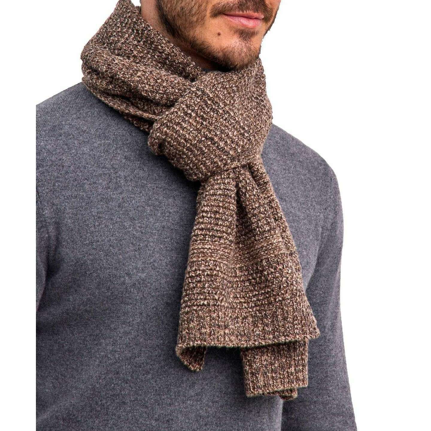 Falke Mouline Scarf - Camel Hair Brown - Image 3