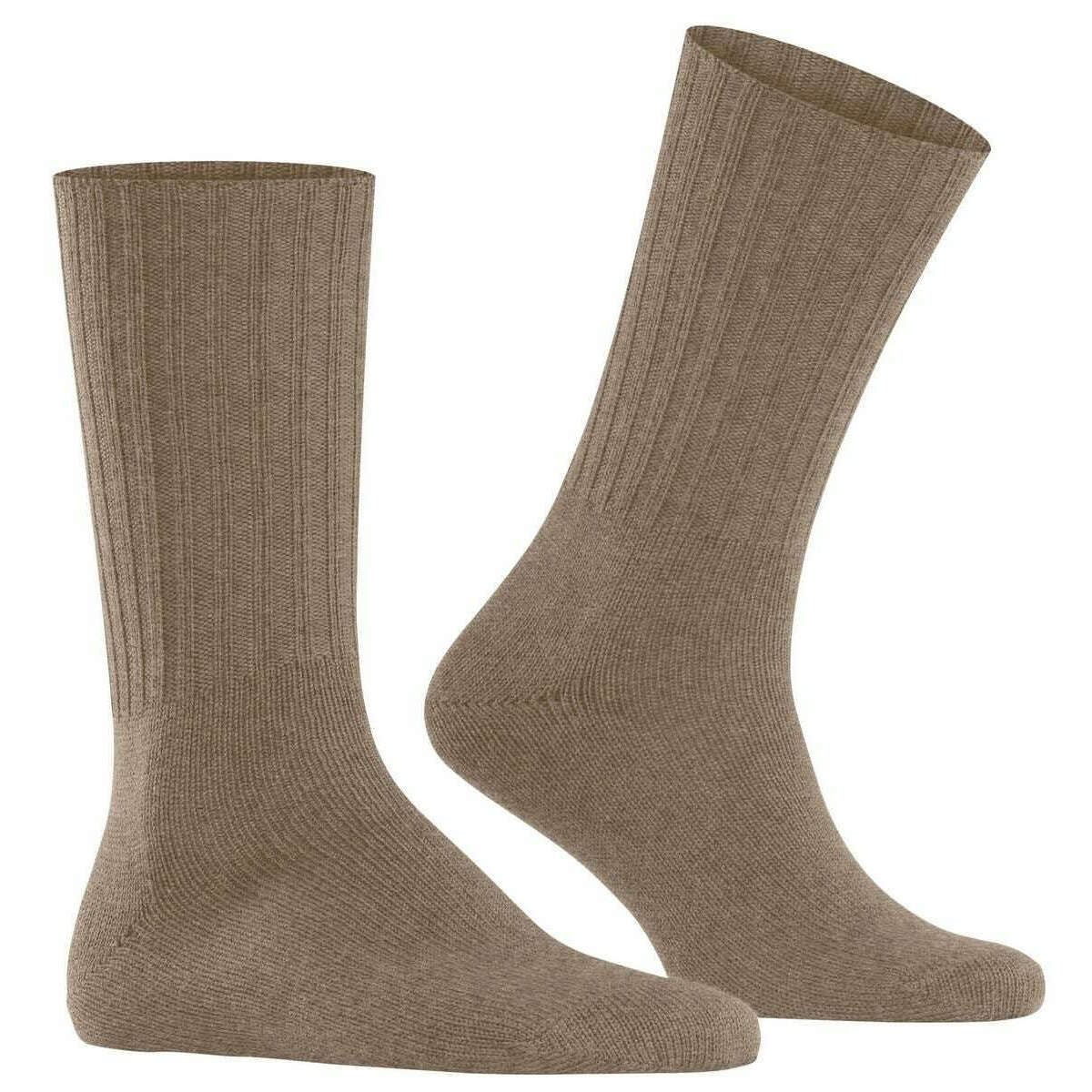Falke Nelson Socks - Nutmeg Mel Beige - Image 2