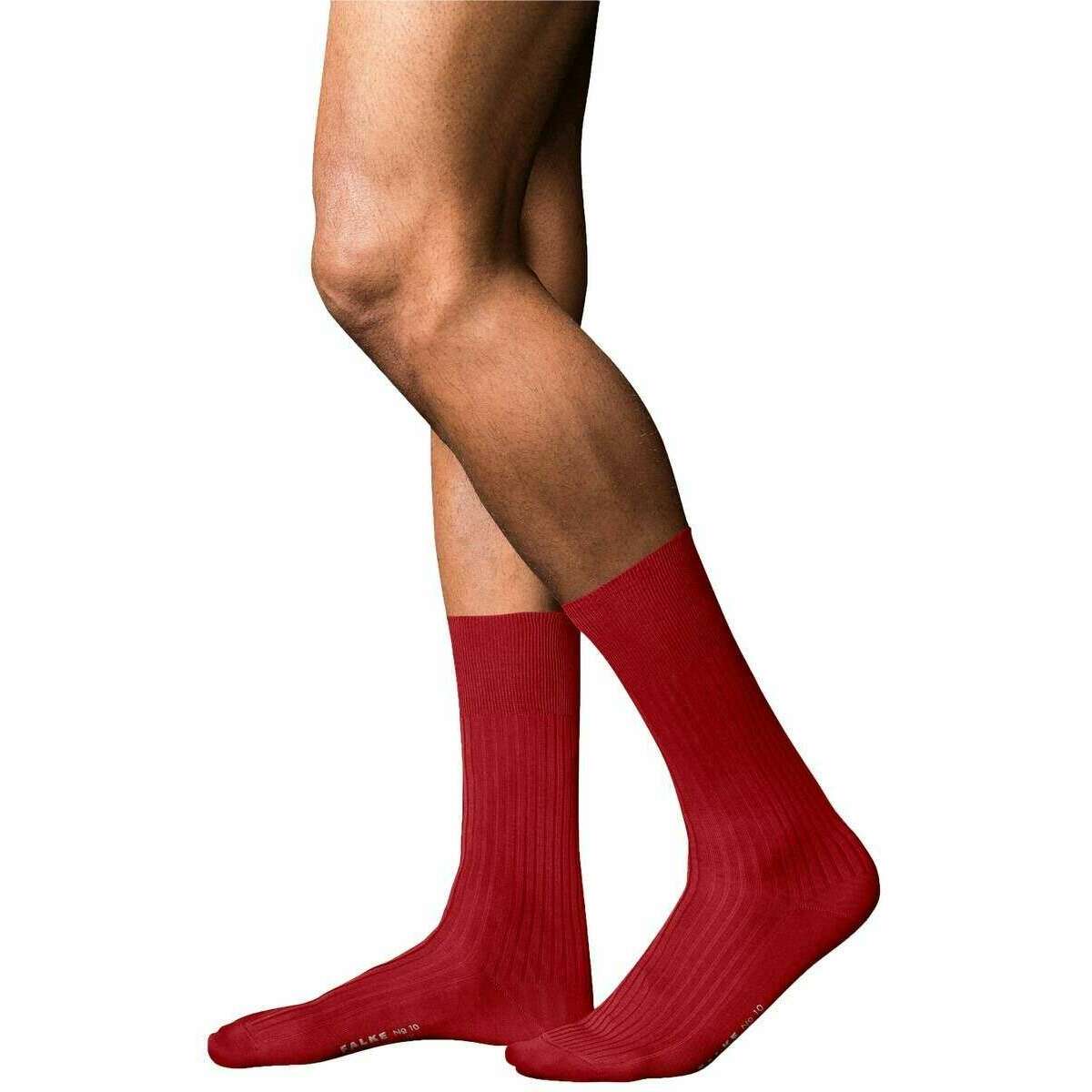 Falke No 10 Pure Fil d´Écosse Socks - Cardinal Red - Image 2