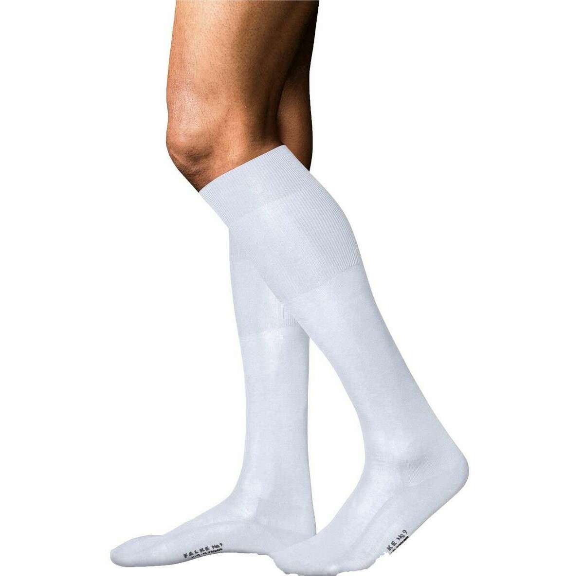 Falke No 9 Pure Fil d´Écosse Knee High Socks - White - Image 2