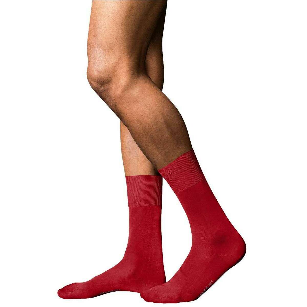 Falke No 9 Pure Fil d´Écosse Socks - Cardinal Red - Image 2