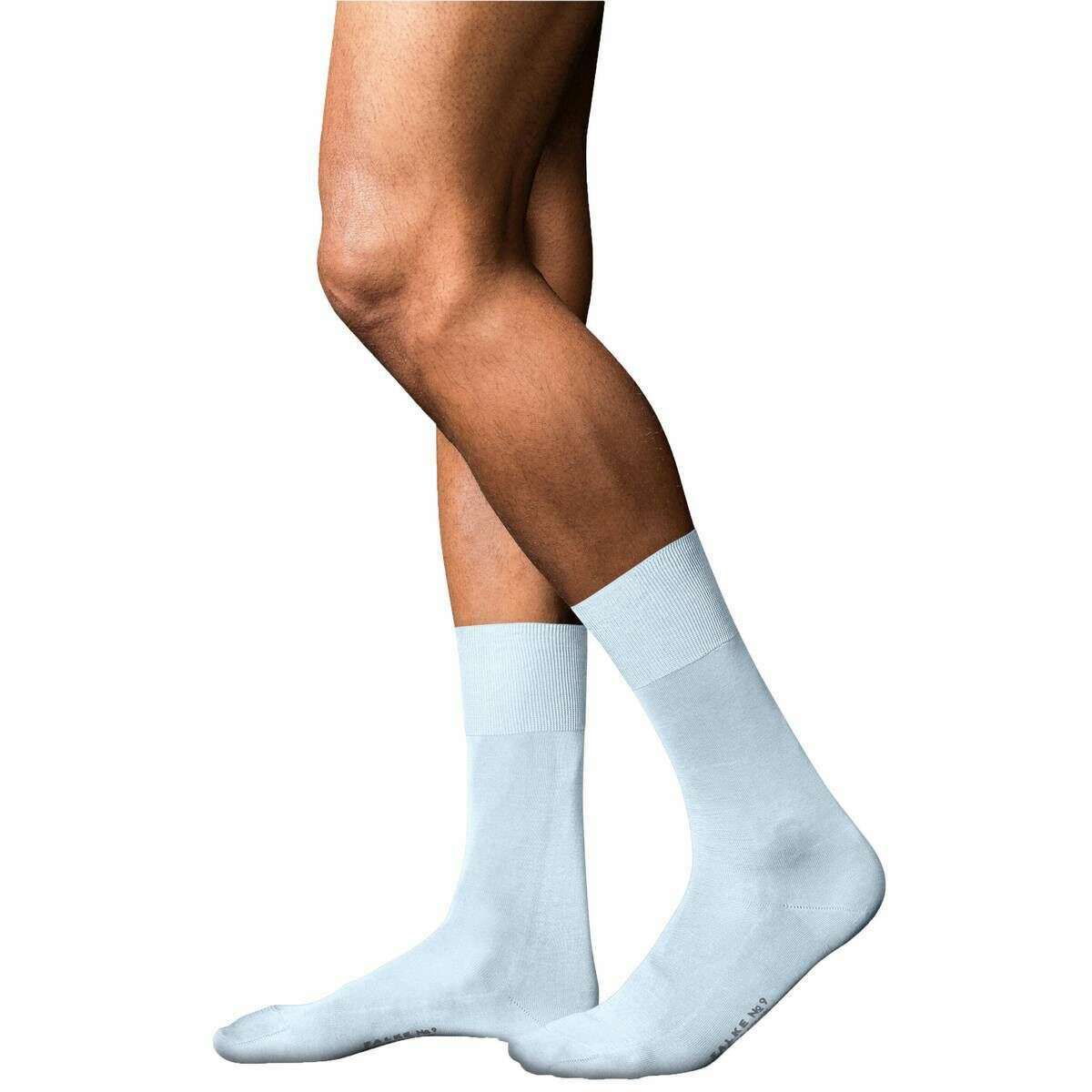 Falke No 9 Pure Fil d´Écosse Socks - Light Blue - Image 2