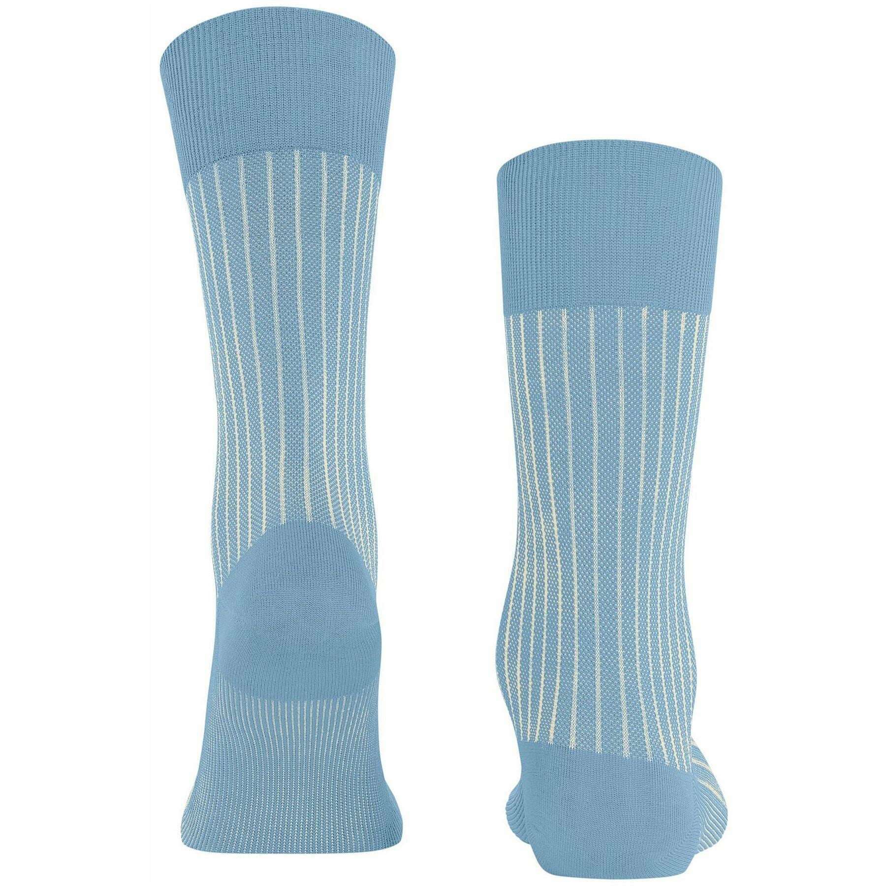 Falke Oxford Stripe Socks - Azur Blue - Image 3