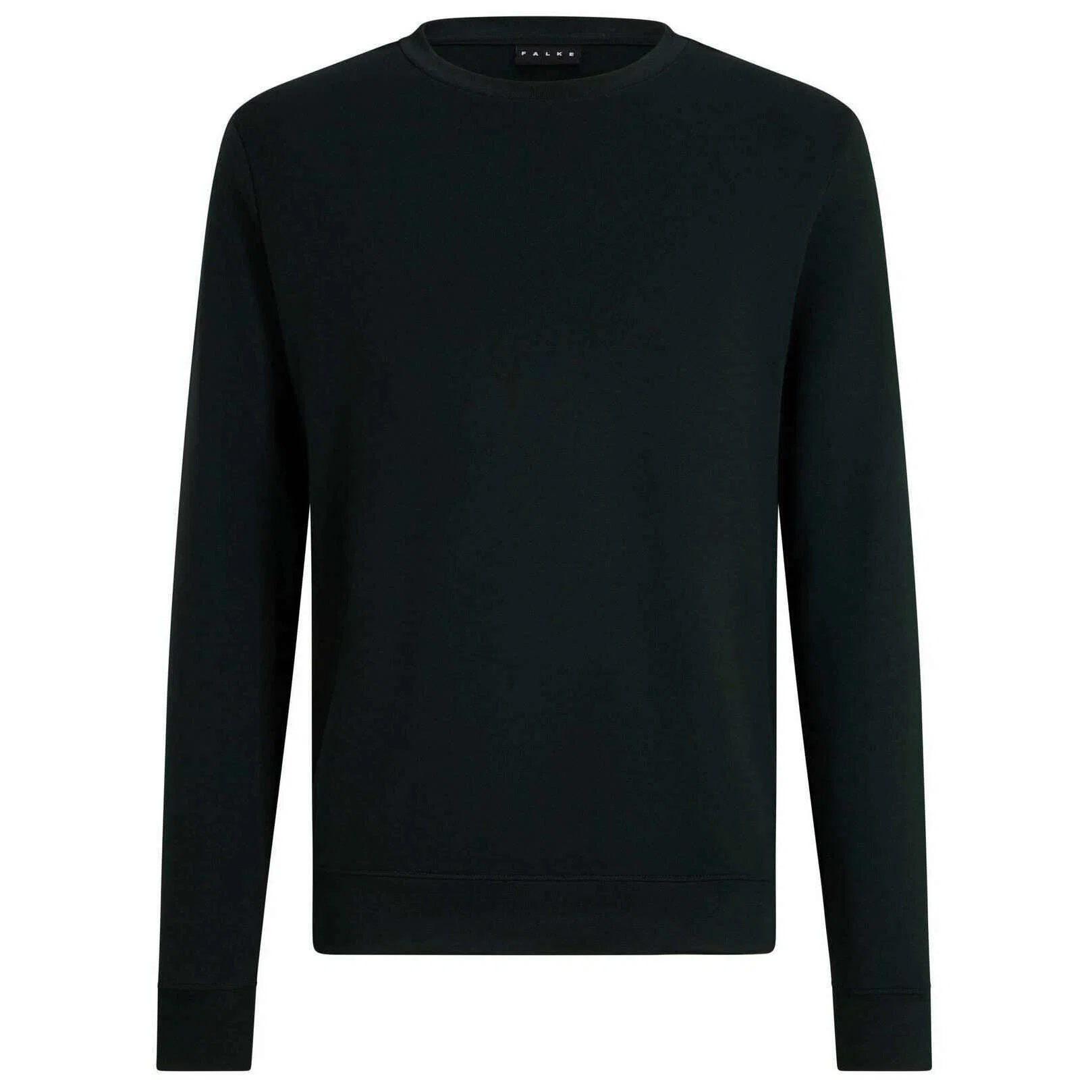Falke Pima Interlock Long Sleeve Crew Neck T-Shirt - Thyme Green