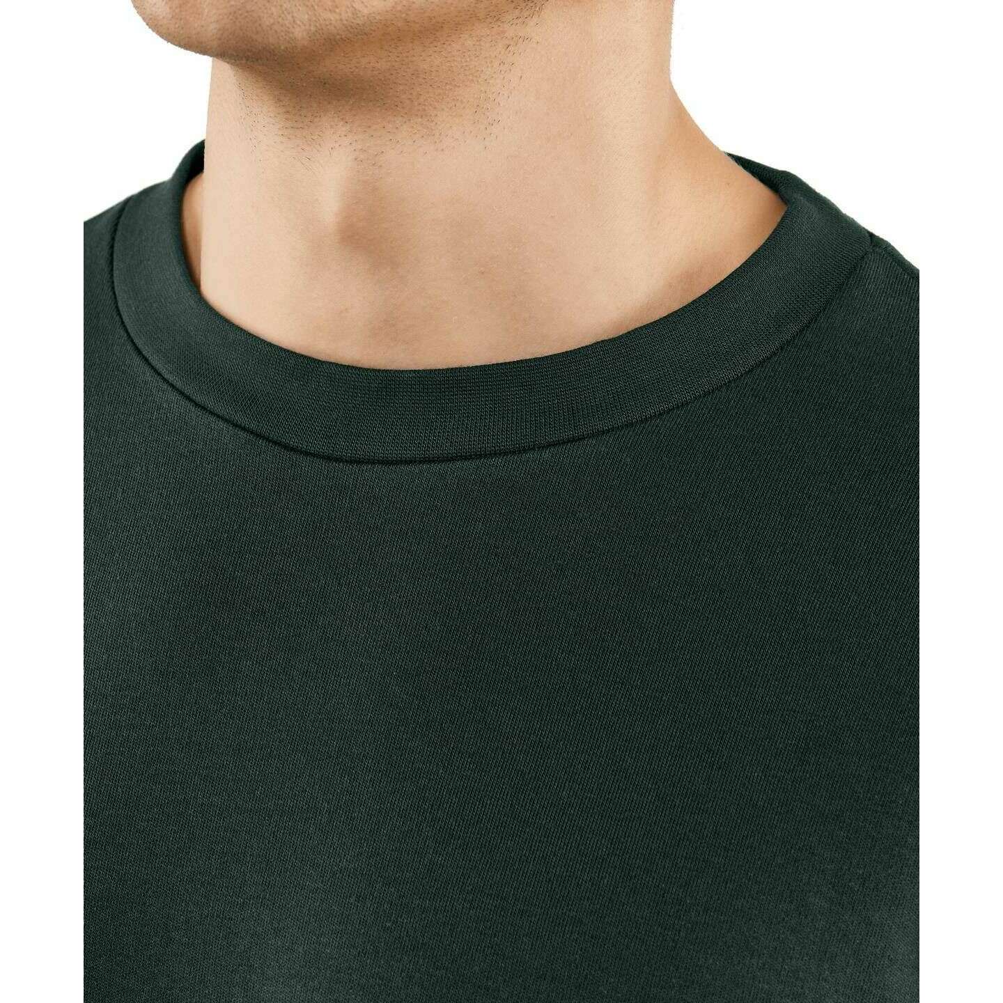 Falke Pima Interlock Long Sleeve Crew Neck T-Shirt - Thyme Green - Image 4