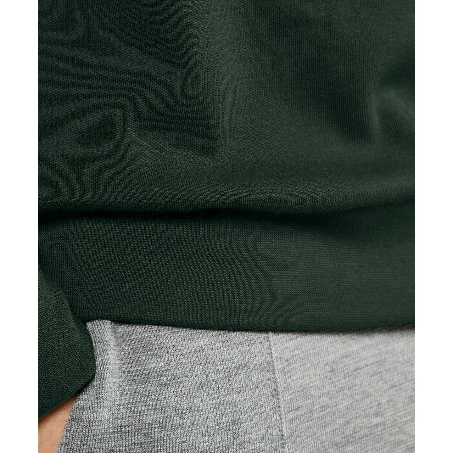 Falke Pima Interlock Long Sleeve Crew Neck T-Shirt - Thyme Green - Image 5