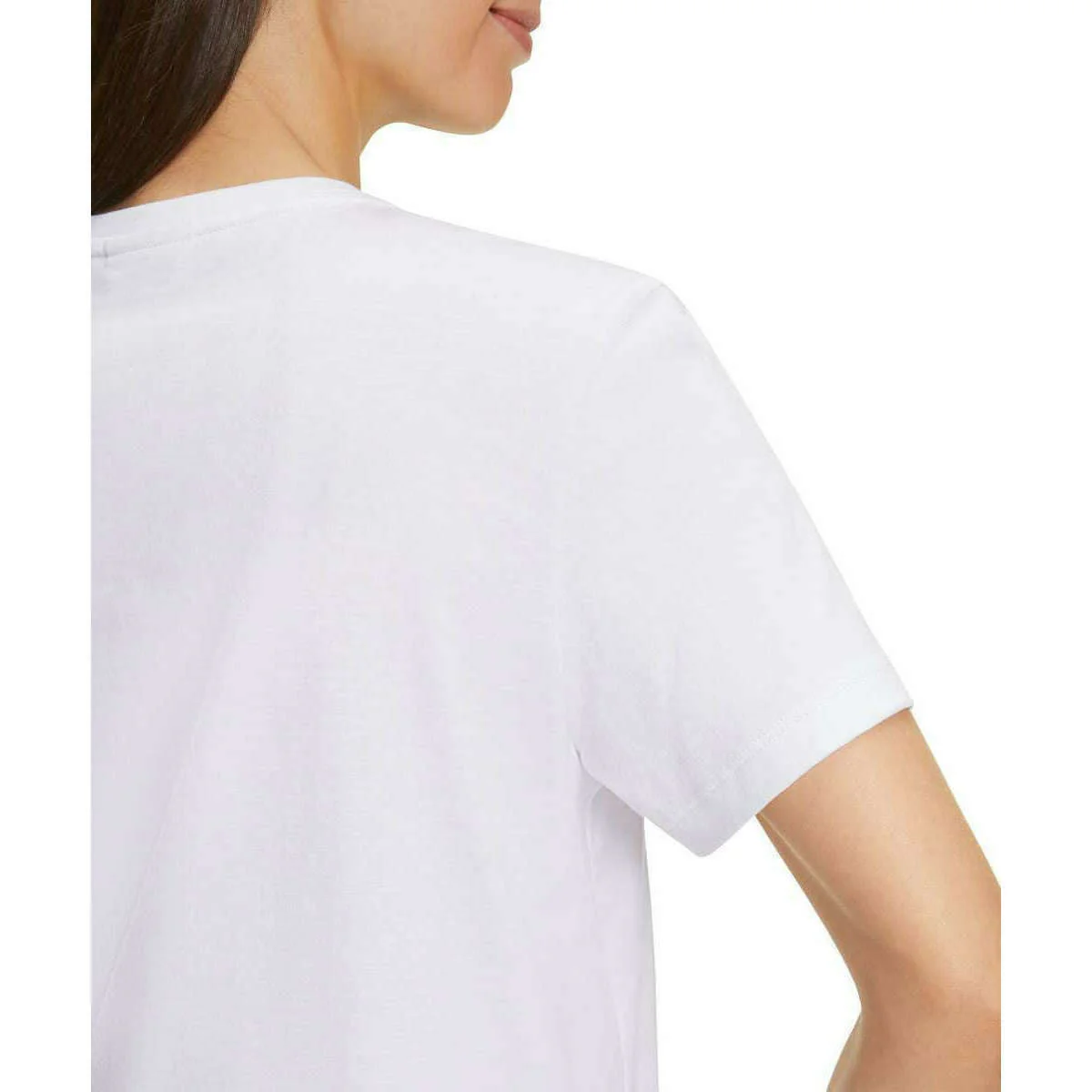 Falke Pima Jersey Boxy Crew Neck T-Shirt - White - Image 5