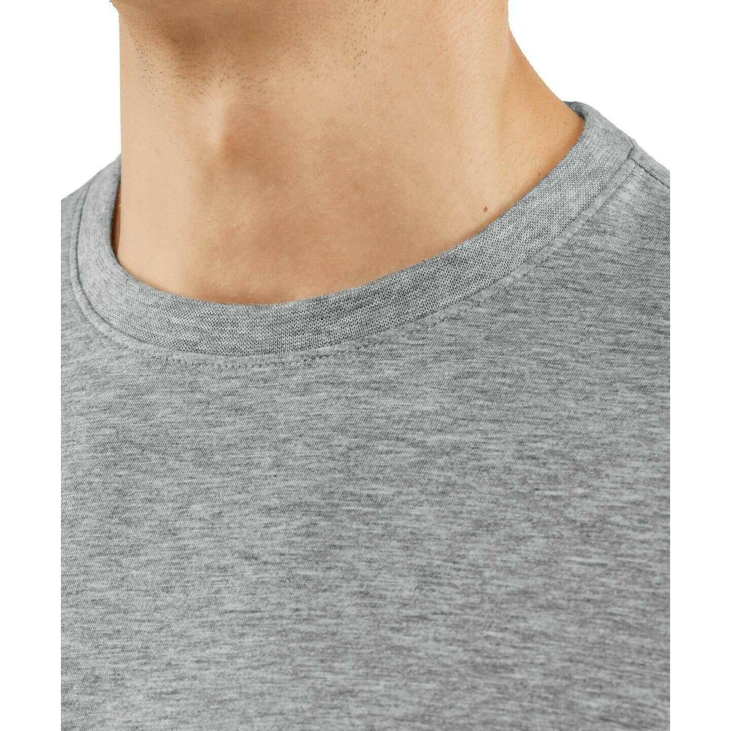 Falke Pima Jersey Crew Neck T-Shirt - Light Grey - Image 4