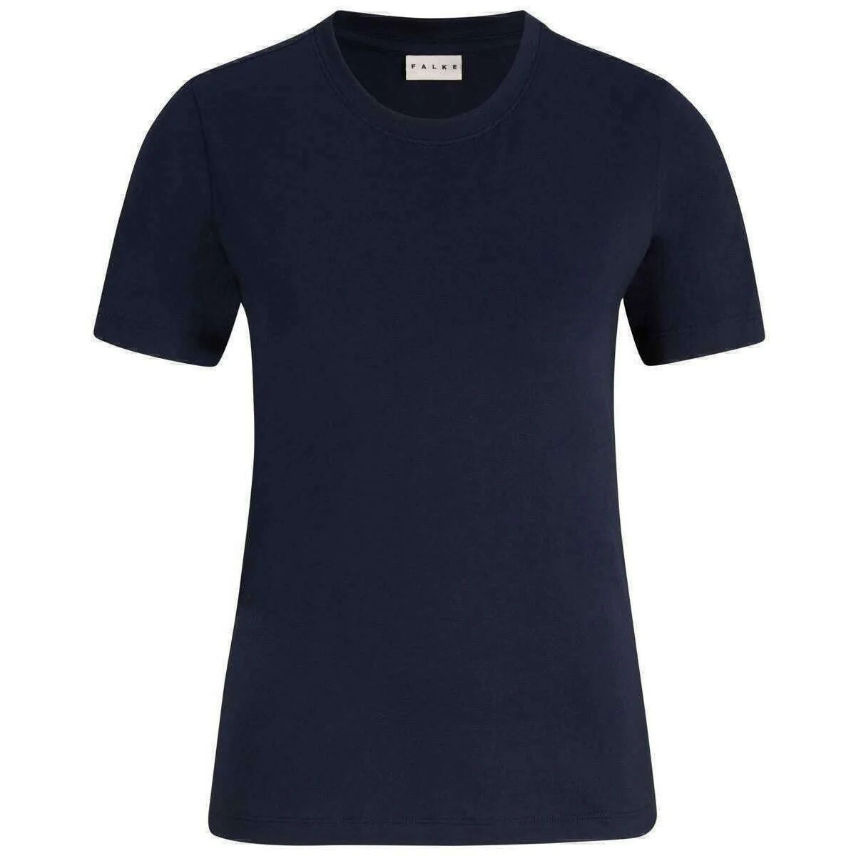 Falke Pima Jersey Crew Neck T-Shirt - Space Blue