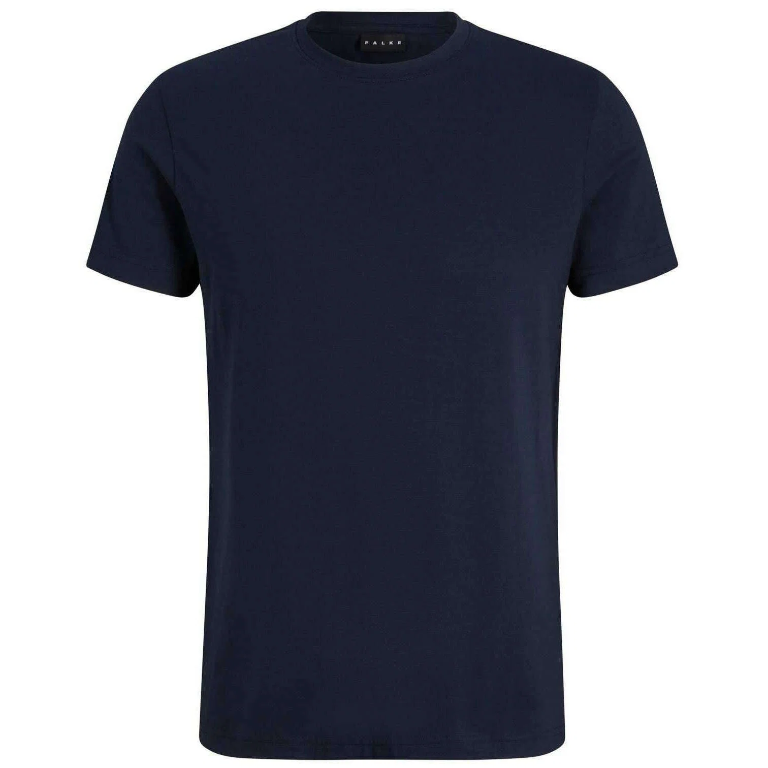 Falke Pima Jersey Crew Neck T-Shirt - Space Blue