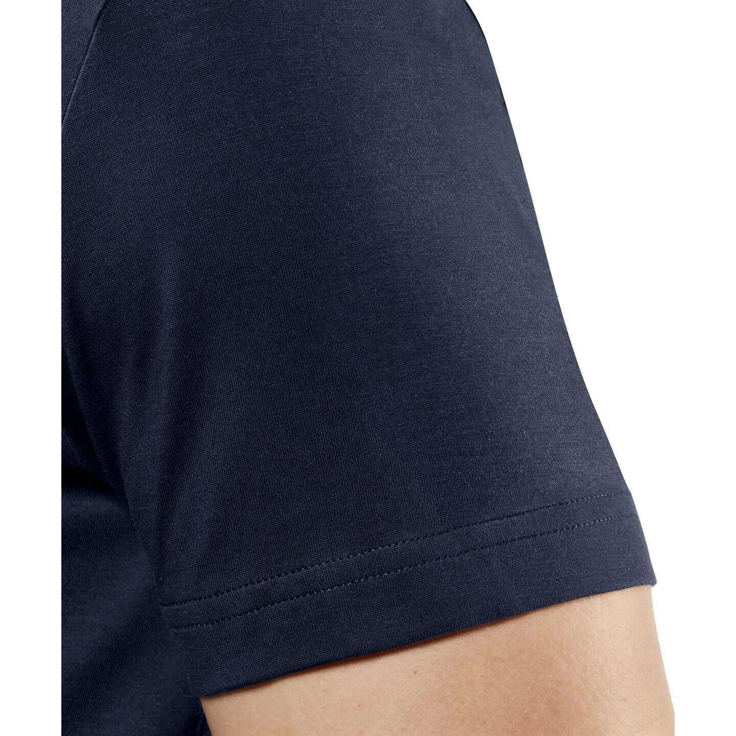 Falke Pima Jersey Crew Neck T-Shirt - Space Blue - Image 5