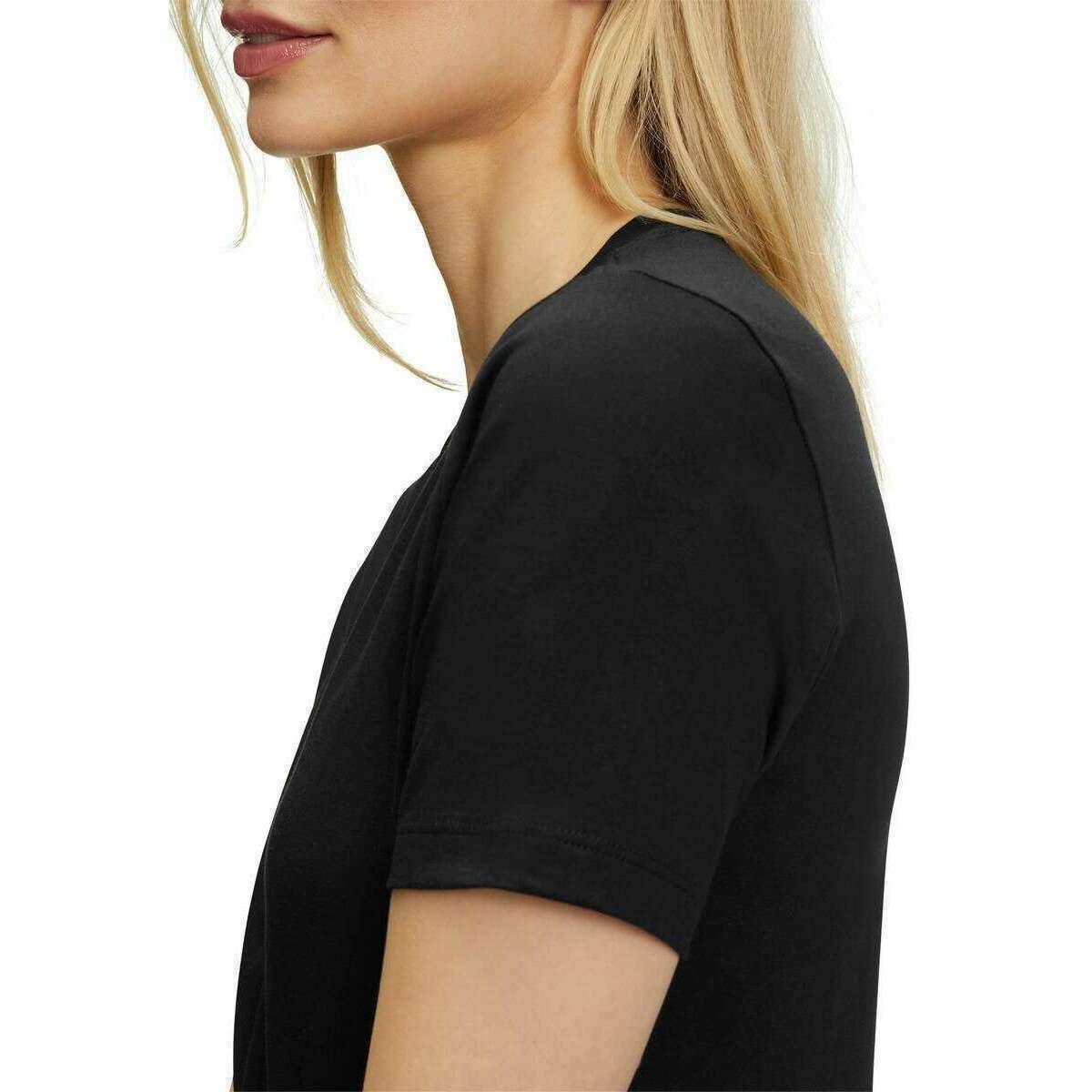 Falke Pima Jersey V-Neck T-Shirt - Black - Image 5