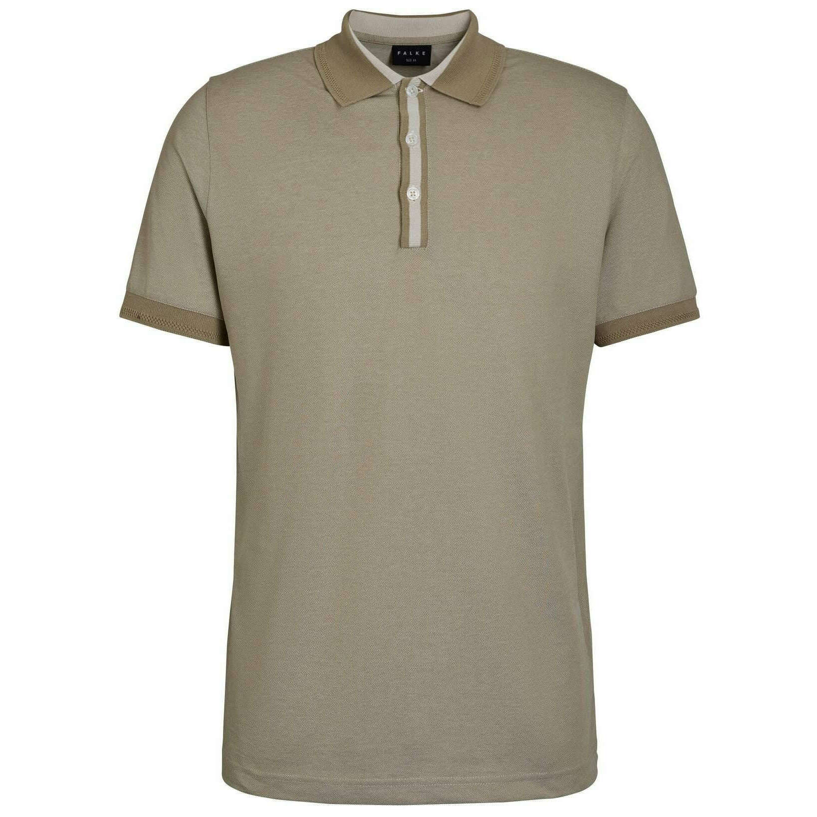Falke Pima Piqu  Detail Polo Shirt - Beige