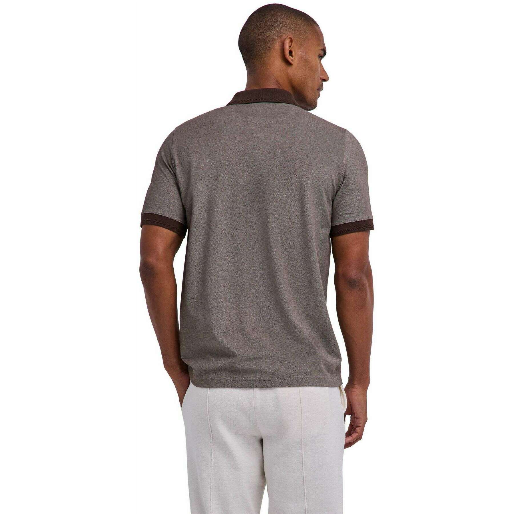 Falke Pima Piqu Detail Polo Shirt - Grey - Image 3