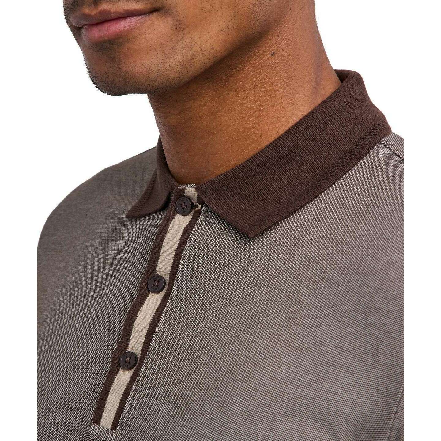 Falke Pima Piqu Detail Polo Shirt - Grey - Image 4