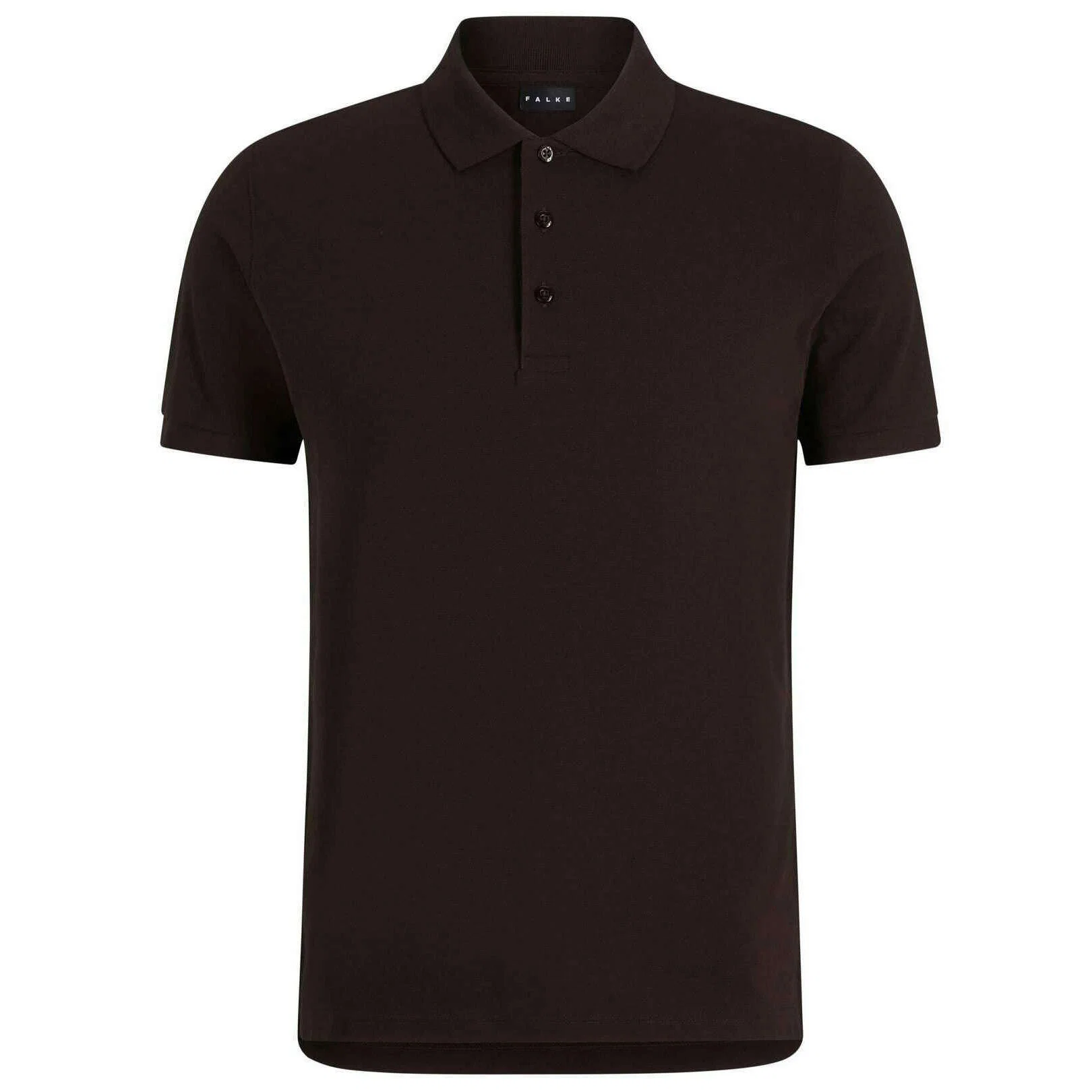 Falke Pima Piqu Polo Shirt - Brown