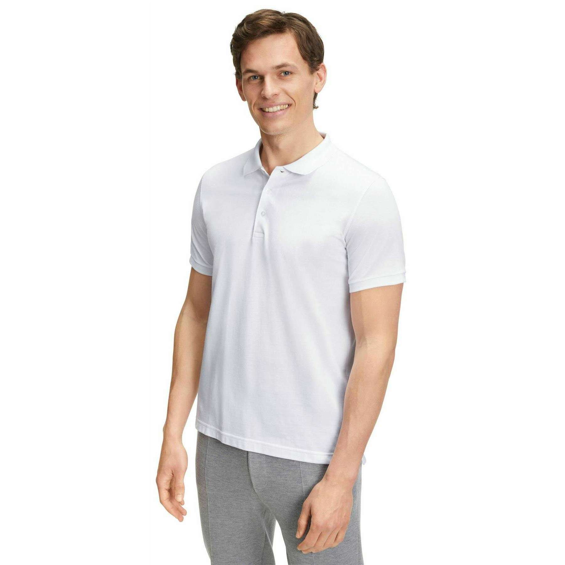 Falke Pima Piqu Polo Shirt - White - Image 2