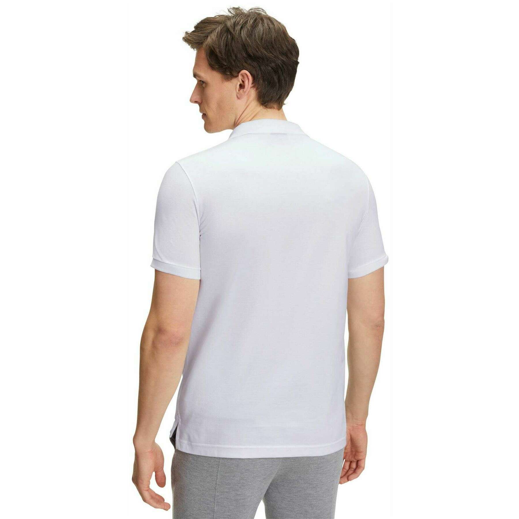 Falke Pima Piqu Polo Shirt - White - Image 3