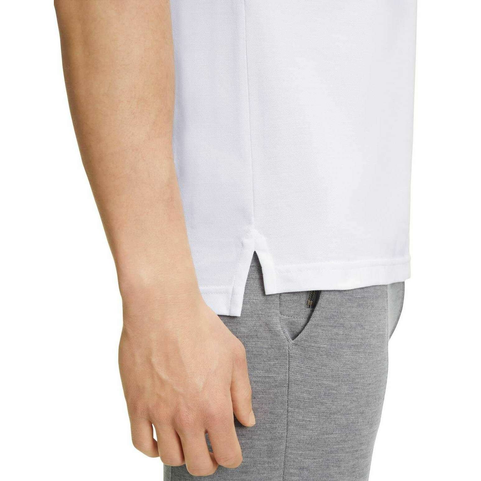 Falke Pima Piqu Polo Shirt - White - Image 5