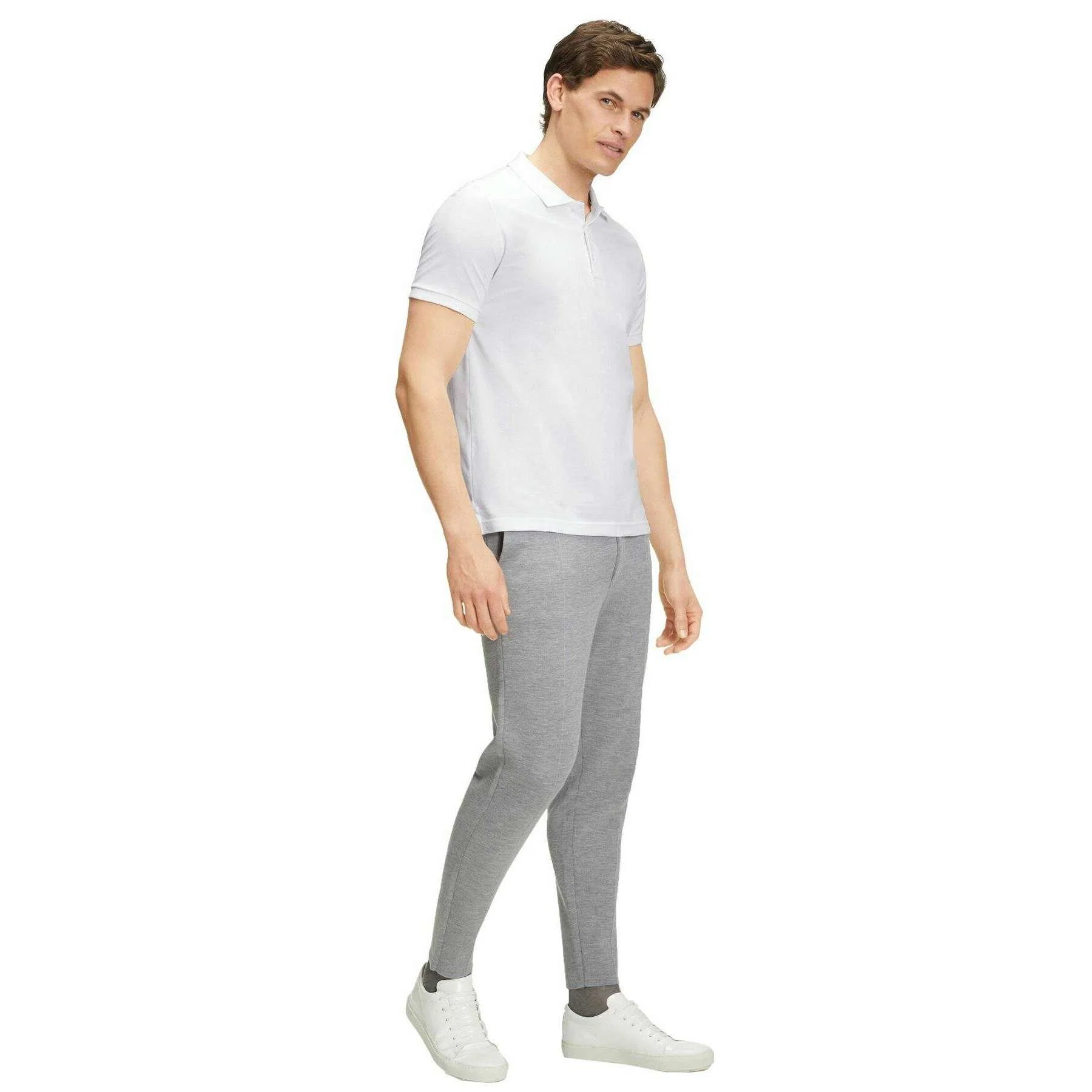 Falke Pima Piqu Polo Shirt - White - Image 6