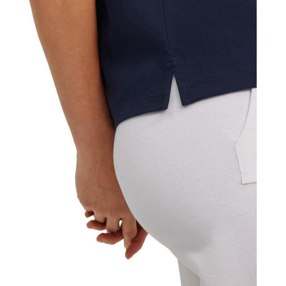 Falke Pima Pique Boxy Polo Shirt - Space Blue - Image 5