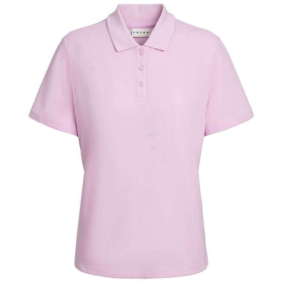 Falke Pima Pique Boxy Polo Shirt  - Sport Rose Pink