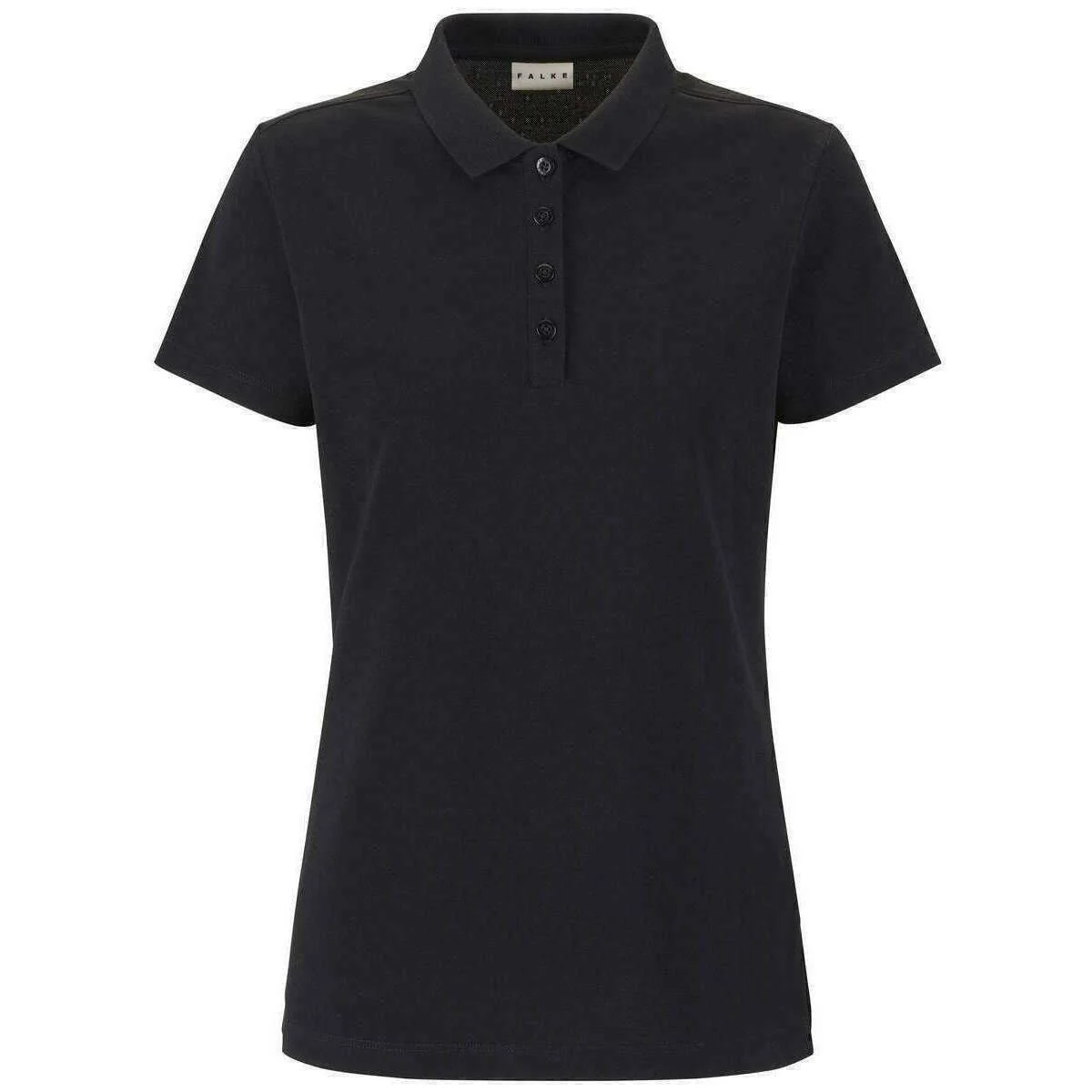 Falke Pima Pique Polo Shirt - Black